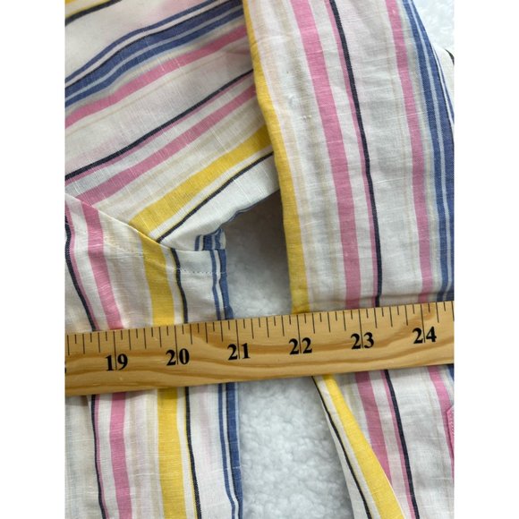 LRL Ralph Lauren Mens Button Front Shirt Multicolor Striped Long Sleeve L - Picture 4 of 8